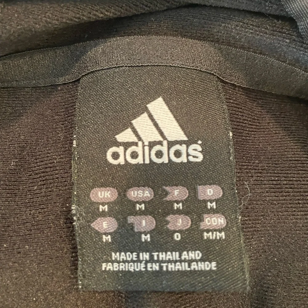 Adidas Black and Gray Hoodie with Athletic Stripes